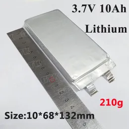 10pcs Original 3.7v 10ah polymer battery li-ion 1068132 30A High rate lithium For 10s 36v 48v 10Ah diy electric bike battery
