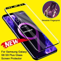 Galaxy S8 S9 Plus Note 8 9 S7 Screen Protector Curved Edge Protection Protector