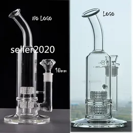 Mobius Glass Bong Matrix Perc Hookahs Shisha 유리 버블 러 리사이 클러 Dab Downs Cool Water 파이프 연기