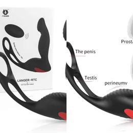 NXY Vibratory Phanxy Męska prostata masażer wibrator stymulatora zabawki seksualne dla par gejów dorosłych zakupów masturbator anal wtyczka 1119