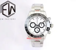 EW Factory Hochwertige Uhren CAL.7750 Uhrwerk Ultradünn 40 mm x 13 mm 116500 Cosmograph 904L Stahl Keramiklünette Mechanische Automatik Herrenuhr Armbanduhren