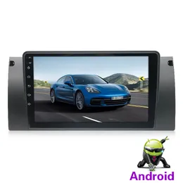 Android Radio 2 DIN Android 9.1 Car DVD Radio Multimedia Odtwarzacz wideo dla BMW E39 E53 X5 1996-2003 Double Stereo GPS Nawigacja Niebieski