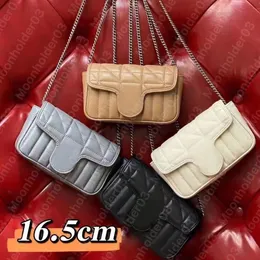 Bolsas de mão de grife de luxo bolsa feminina com corrente e bolsa crossbody feminina tote hobo clássica bolsa de ombro listrada bolsa fashion bolsas Saddle bolsa Envelope Satchels