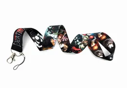 Cell Phone Straps & Charms 100pcs Cartoon Japan Anime death note Neck Lanyard Mobile Key Chain ID Holders Badge Chains Jewelry Accessories wholesale New