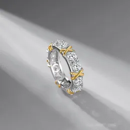 S925 Sterling Silver Micro Trend Trend زوجين خاتم خفيف الفاخرة المتخصصة الراقية الرائعة الشبكة الحمراء الهدية المجوهرات 2896398