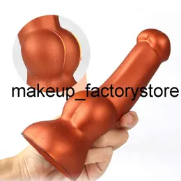 Massagem Silicone Anal Dildo com Sucção Super Macio Prostate Massagem Butt Plug Anus Dialtor Sexo Brinquedos para Adultos Mulheres Homens Shop