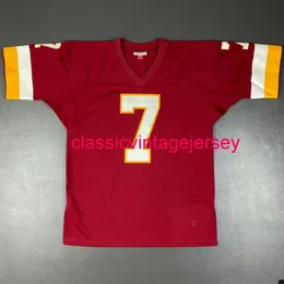 100% sömnad Joe Theismann Mitchell Ness 1982 Jersey Custom Eventuellt namn nummer XS-5XL 6XL Jersey Men Women Youth