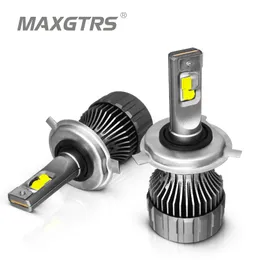 2x XHP50 2.0 LED Çip H4 Merhaba / Düşük HB2 H7 H8 H11 9005 HB3 9006 HB4 Araba LED Far Ampul Otomatik Far Sis Işık 12000LM 90 W