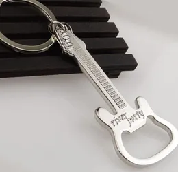 Moda Gorący Prezent Stop Cynkowy Piwo Gitara Otwieracz do butelki Otwieracze Brelok Keychain