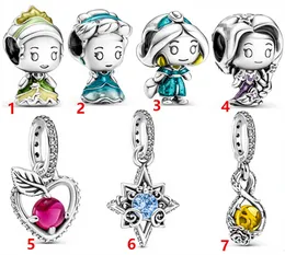 Tasarımcı Takı 925 Gümüş Bilezik Charm Boncuk Fit Pandora Dora Aksesuarları Yeni Prenses Slayt Bilezikler Boncuk Avrupa Tarzı Charms Boncuklu Murano
