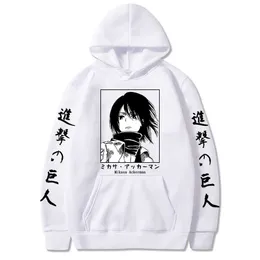 Attack On Titan Hoodie Anime Mikasa Ackerman Printed Sweatshirt Casual Hoodie Clothes Harajuku Y0804 From 9 2 DHgate