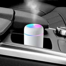 Bil Air Freshener 300ml USB Auto Mini Luftfuktare Desktop Mute Office Fuktgivande Fine Stor Kapacitet