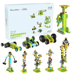 Robotmake tudao variedade criativa infantil building blocos de construção inteligente robô montagem maquinaria mestre bloco bloco