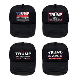 Sombrero de béisbol Trump de EE. UU. 2024 Gorras de elecciones presidenciales Save America Again Cap Envío de DHL