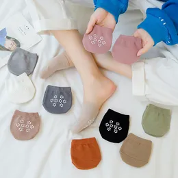 Women Forefoot Socks Candy Color High Heels Invisible Half Palm Sock Funny Breathable Cotton antislip stockings summer thin socking 2Pairs/Lot WMQ1011