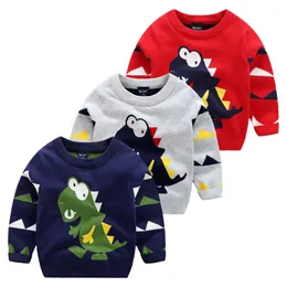 Children's sweater Kids Baby Boys Dinosaur Pullover Long Sleeve Tops T-shirt Sweatshirt Age 2-7Years 803 V2