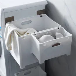 Foldable Storage Basket Plastic Sundries Underwear Toy Storage Box Cosmetic Book Organizer Stationery Container Laundry Basket