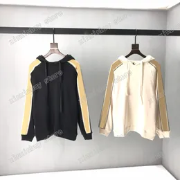 21ss Erkek Tasarımcılar Hoodies Tişörtü Lüks Erkekler Bayan Yansıtıcı Bant Adam Paris Moda Tees Sokak Uzun Kollu Lüks Beyaz Kayısı Mavisi