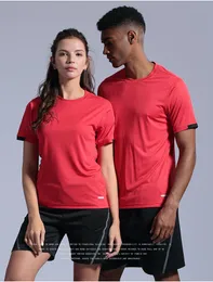 P15-5 Camicia da palestra Quick Dry Uomo Estate Donna Abbigliamento sportivo T-shirt da corsa Sport elastico da jogging Top Allenamento allentato Maniche corte
