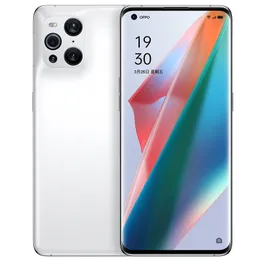 Oryginalny Oppo Znajdź X3 5G Telefon komórkowy 8 GB RAM 128GB 256GB ROM Snapdragon 870 50mp NFC 4500MAH Android 6.7 "Zakrzywione amoled Pełny ekran Identyfikator Pływalni Face Smart Telefon komórkowy