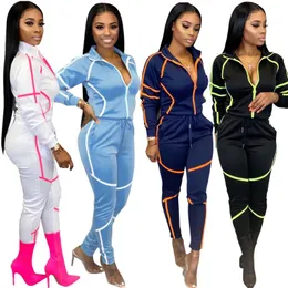 Women's Tracksuits Casual Fashion Women Tracksuit Sweatshirt Tops Pencil Jogger Sweatpant Suit Two Piece Set Sport Matching Outfit