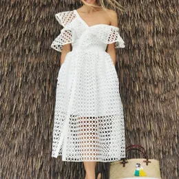 Słynne Brandwhite African Long Maxi Dress Women Veck z ramion bez pleców codzienne wieczorne sukienki dla kobiet