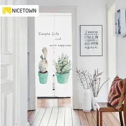 NICETOWN 18 Pattern Printing Japan Noren Doorway Curtain Separated Tapestry Tavern Family Restaurant Dining Kitchen door curtain 210712