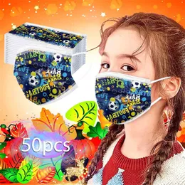 New children's masks disposable spunlace graffiti special windproof and dustproof face masks
