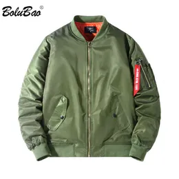 FGKKS Весна осень модный бренд мужская повседневная куртка Большой размер мужчин пилотный бомбардировщик куртка мужской пальто 210518