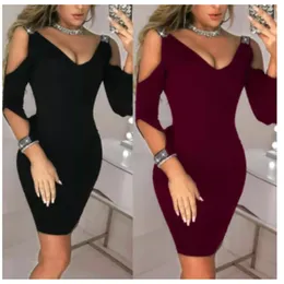 Frauen Kleid Mode Sexy V-ausschnitt Pailletten Mini Elegante Damen Party Bodycon Sommer Weibliche Casual Sommerkleid Hohe Taille Kleidung 210522