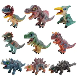 DHL Gratis Decompression Leksaker Hem Dekorativ Mest populära DIY Dinosaur Squeeze Sound Toys YT199501