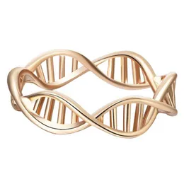 Lutaku Infinity DNA Kemi Ring Varumärke Smycken Omslutande Ring För Kvinnor Män Bröllop Band Statement Ringar Bijoux G1125