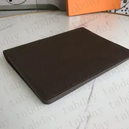 Kreditkortshållare Överdimensionerad check Holder Fashion Notebook Cover Leather Material Fabric 6 Card Slots Plånböcker Kontrollbok 01