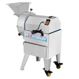Commercial Multi-Function Vegetable Shredder Dicing Cutting Machine Slicing Maker Stainless Steel Single Head Potato Cutter 220V