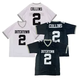 Custom Landon Collins 2# Jersey de futebol do ensino médio Ed Branco azul qualquer nomes Número Tamanho S-4xl Qualidade superior