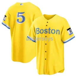 Enrique Hernandez #5 Gold Baseball Jersey XS-6XL