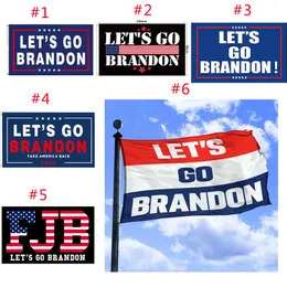 3 * 5 ft Let's Go Brandon Banner Flags 90 * 150cm Bandiera della campagna Trump 2024 WLL1215