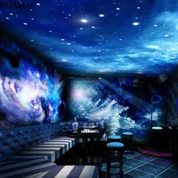 Wallpapers FATMAN Custom Universe Starry Sky Background Wall Covering Fantasy Wings El Theme Decoration 3d Wallpaper Dropship