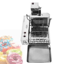 Rows Electric Donut Waffle Machine Fully Automatic Crepe Sandwich Fryer Maker Kitchen Cooking Appliance Commercial