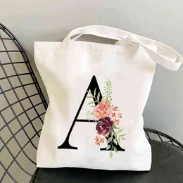 NXYショッピングバッグBOLSA DE LONA CON LETRAS Y FLORES PARA MUJER BOLSO GRAN CAMEDAD BONITO DIVERTIDO VERANO 0209