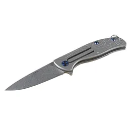 Coltello Chiudibile Piccolo Coltello Portachiavi D2 Lama Stone Wash TC4 Manico in Titanio H5377