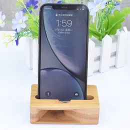 2022天然竹木の電話ホルダー携帯電話木製スタンドの携帯電話スピーカーアンプユニバーサル多機能スピーカー