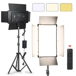 Beleuchtung 12 zoll LED Video Licht Panel Foto Studio Füllen Lampe 1120 Perlen EU UNS Stecker Fotografie beleuchtung Für live-Stream