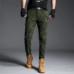 COMLION Spring Summer Fashion Trousers Casual Pants Men Cotton Slim Fit Chinos Male Brand Clothing Plus Size Tops F52 210715