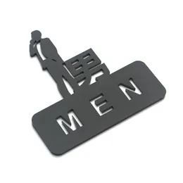 Toilettentür-Schild, Symbol, selbstklebende Befestigung, männlich und weiblich, zugänglich für El Store, Parkplatz, Einkaufszentrum oder andere Hardware