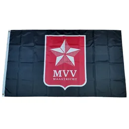 Flag of Netherlands Football Club Roda MVV Maastricht Black 3*5ft (90cm*150cm) Polyester flags Banner decoration flying home & garden Festive gifts