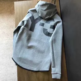 Män- och kvinnors hoodies höst och vinter y3 brev tryckning polyester sport huvjacka casual tröja