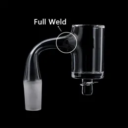 25mm Full Weld Beveled Edge Smoking Quartz Banger Nails 10mm 14mm 18mm For Coil Heater Glass Water Bongs Dab Rigs Pipes