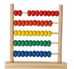 2021 Baby Toy Wooden Abacus Colorful Small Numbers Counting Calculating Beads Kids Math Learning Early Educational Toy