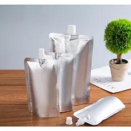 2021 new 150ml 250ml 350ml 500ml Aluminum Foil Stand Up Spout Liquid Bag Pack Beverage,squeez